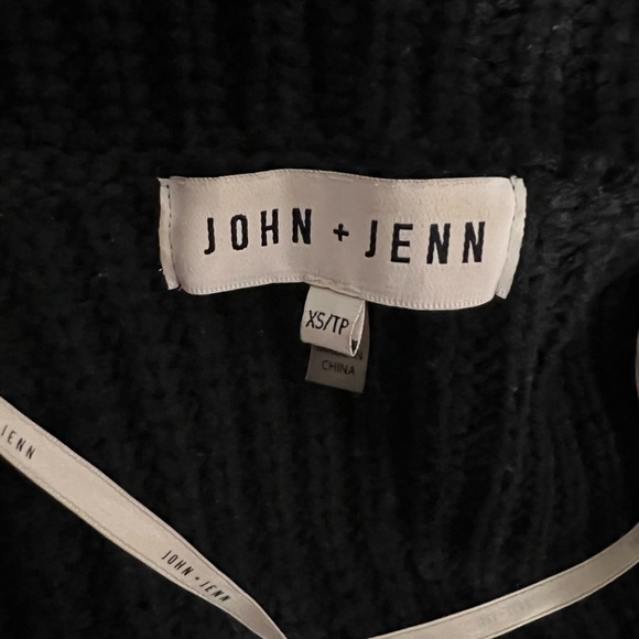 John + Jenn coat jacket cardigan multi style zipper black leather look sleeve - Picture 4 of 5